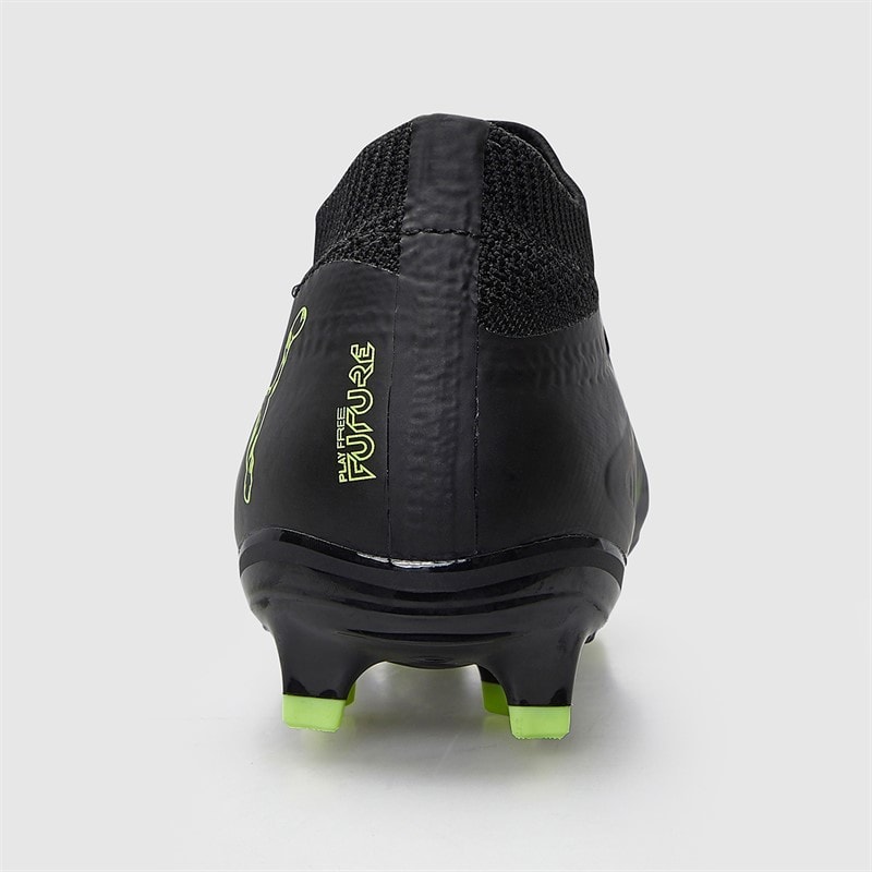 Puma Junior Boys Future 8 Pro FG/AG Firm/Artificial Ground Football Boots Black/Fizzy Light/Green - Image 4