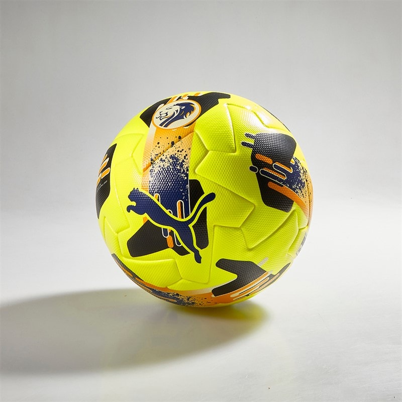 Puma Orbita SPFL Match Football (FIFA Quality Pro Certified) Fluorescent Yellow/Multicolour - Image 1
