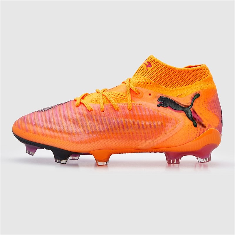 Puma Womens Future 8 Ultimate FG Firm Ground Football Boots Heat Fire/Puma Black/Ravish - Image 2