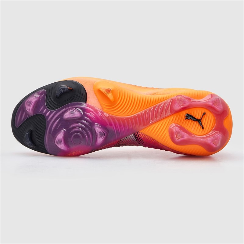 Puma Womens Future 8 Ultimate FG Firm Ground Football Boots Heat Fire/Puma Black/Ravish - Image 3