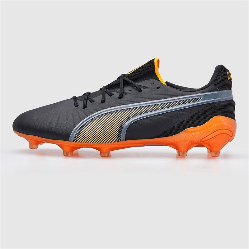 Puma Womens King Ultimate FG/AG Firm/Artificial Ground Football Boots Puma Black/Heat Fire - Image 2