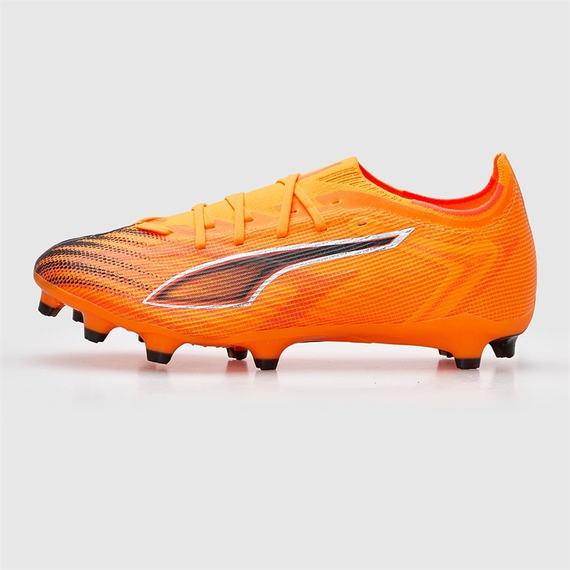 Puma Mens Ultra 6 Match FG/AG Firm/Artificial Ground Football Boots Heat Fire/Black/Glowing Red - Image 2