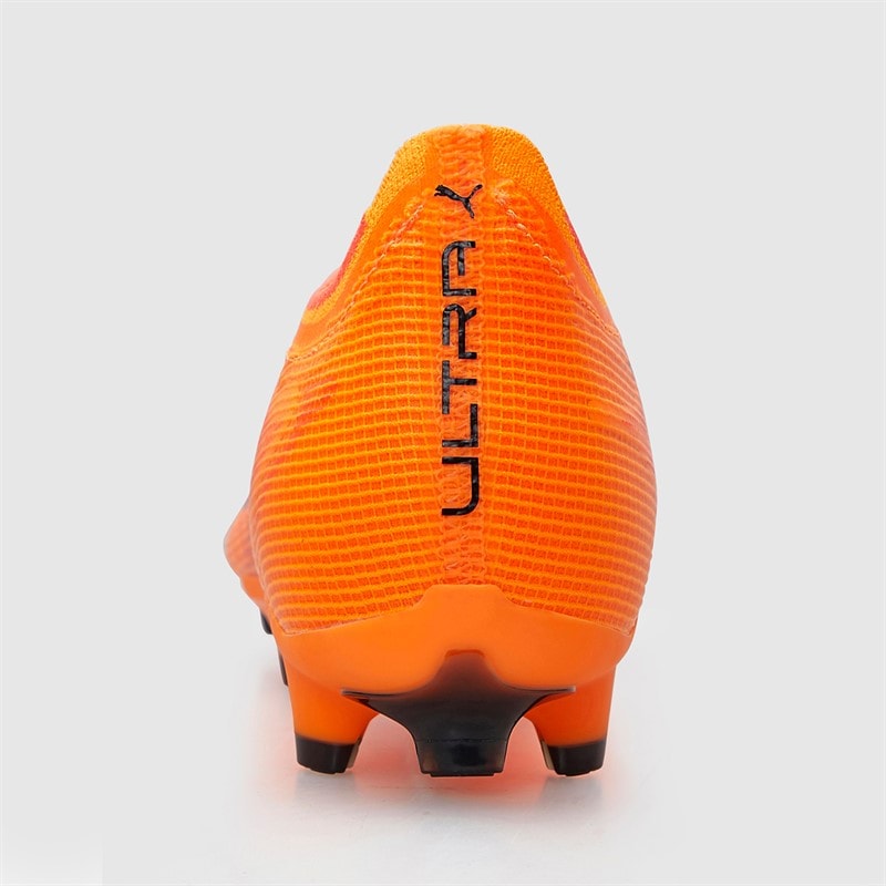 Puma Mens Ultra 6 Match FG/AG Firm/Artificial Ground Football Boots Heat Fire/Black/Glowing Red - Image 4