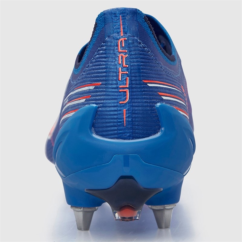 Puma Mens Ultra 6 Ultimate FG Firm Ground Football Boots Ultra Blue/White/Glowing Red - Image 4