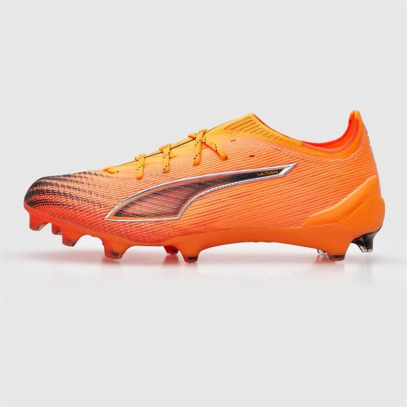 Puma Womens Ultra 6 Ultimate FG Firm Ground Football Boots Heat Fire/Black/Glowing Red - Image 2