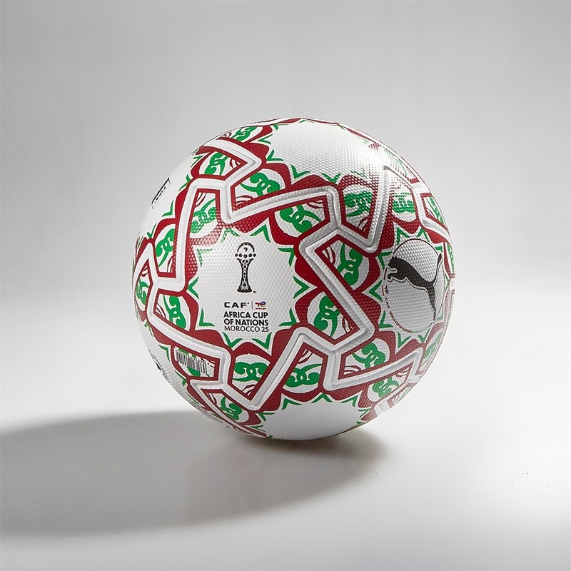 Puma Orbita AFCON Match Football (FIFA Quality Pro Certified) Puma White/Multicolour - Image 2
