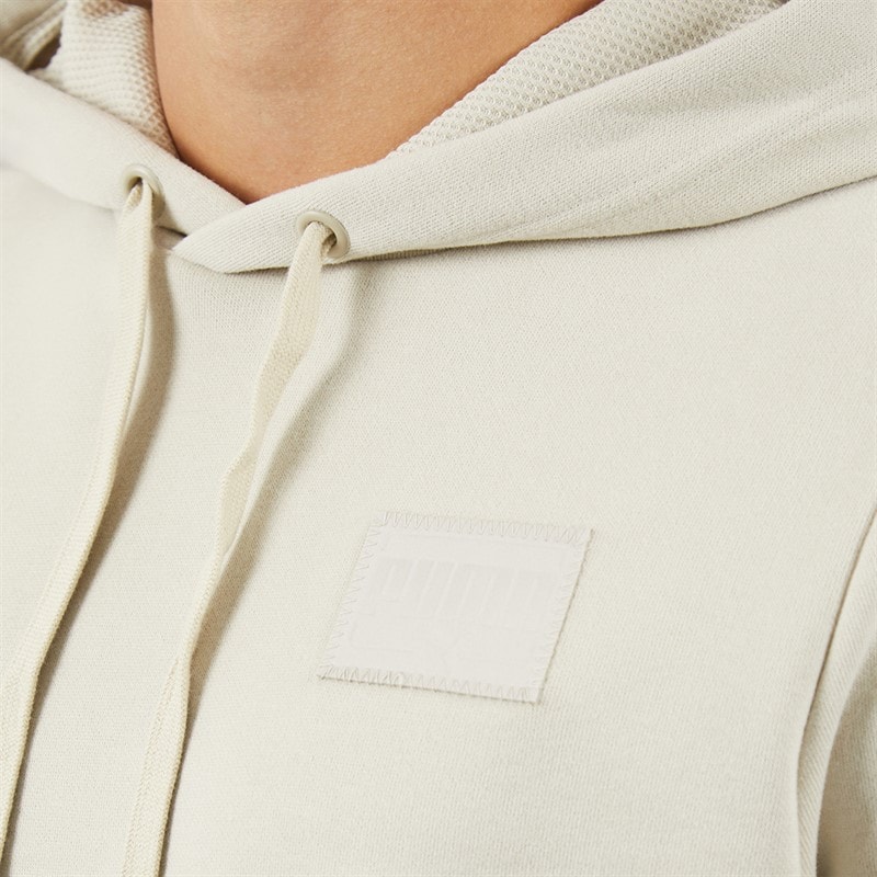 Puma Mens Premium Basics Hoodie Desert Dust - Image 3