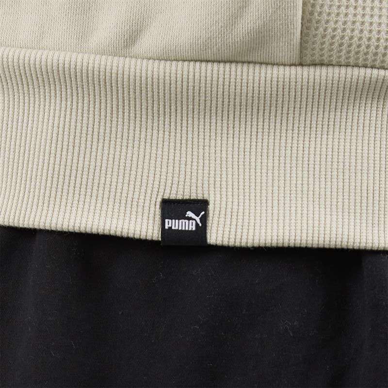Puma Mens Premium Basics Hoodie Desert Dust - Image 5