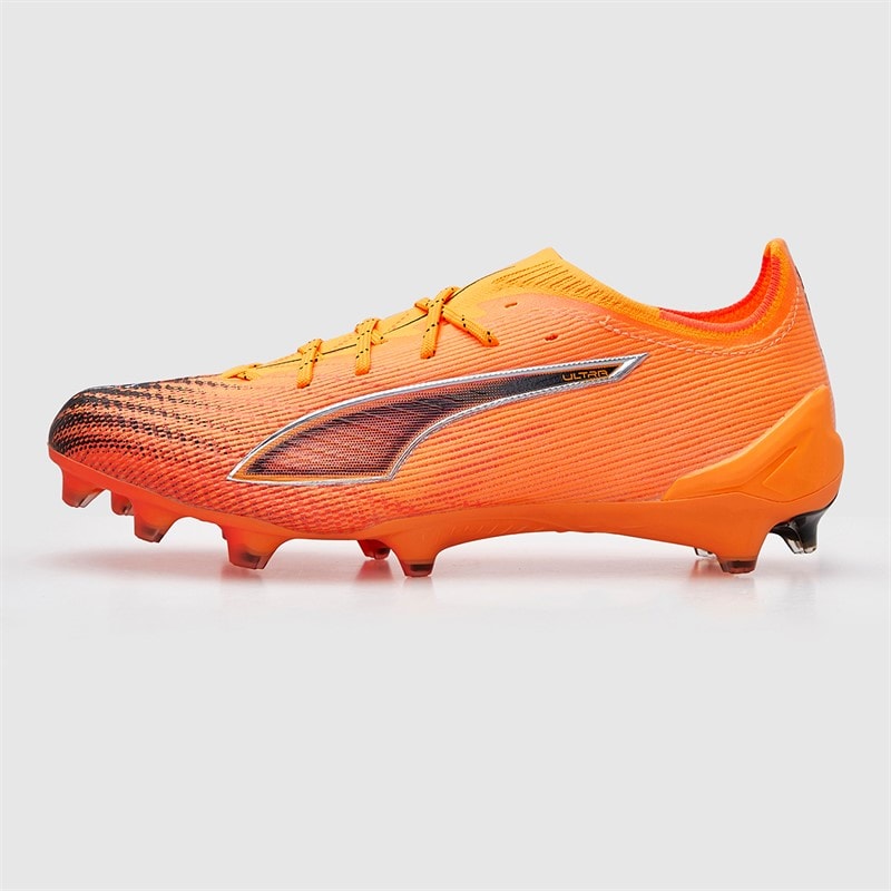 Puma Mens Ultra 6 Ultimate FG Firm Ground Football Boots Heat Fire/Black/Glowing Red - Image 2