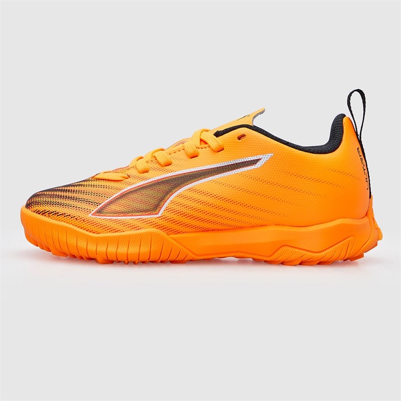 Puma Boys Ultra 6 Play TT Astro Football Boots Heat Fire/Black/Glowing Red - Image 2