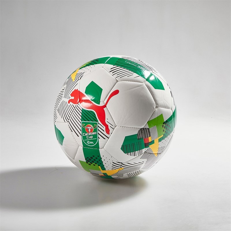Puma Orbita 6 Carabao Cup MS Training Football Puma White/Multicolour - Image 1