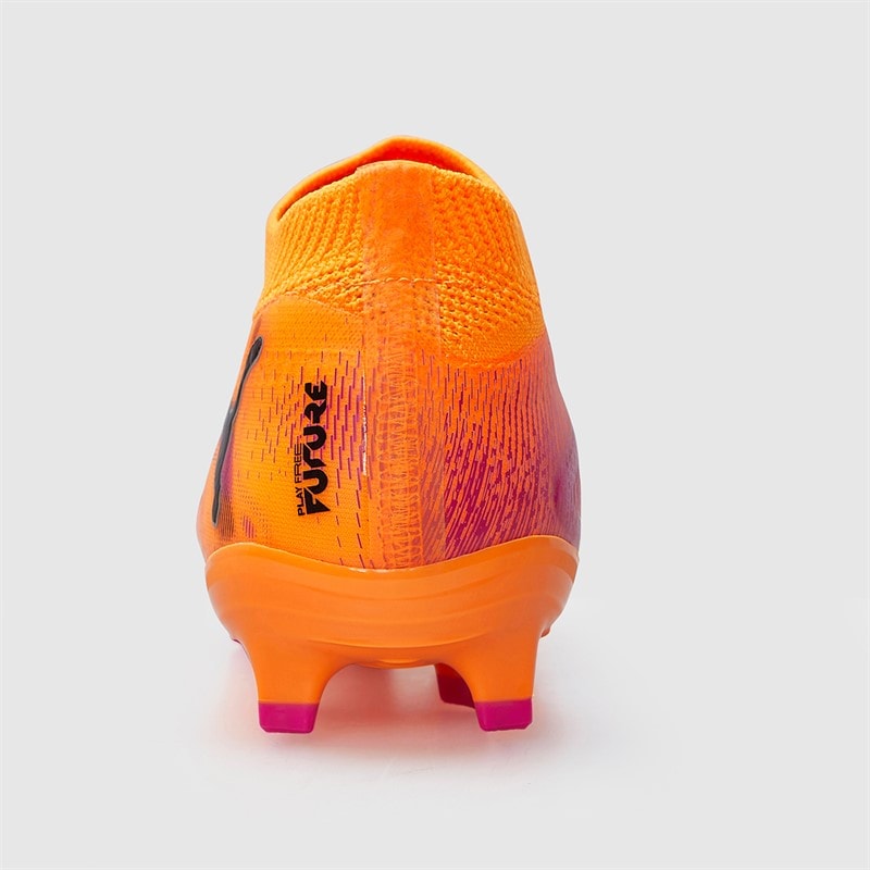 Puma Junior Boys Future 8 Pro FG/AG Firm/Artificial Ground Football Boots Heat Fire/Puma Black/Ravish - Image 4