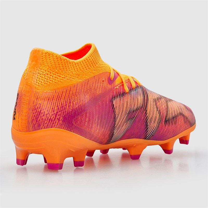 Puma Junior Boys Future 8 Pro FG/AG Firm/Artificial Ground Football Boots Heat Fire/Puma Black/Ravish - Image 5
