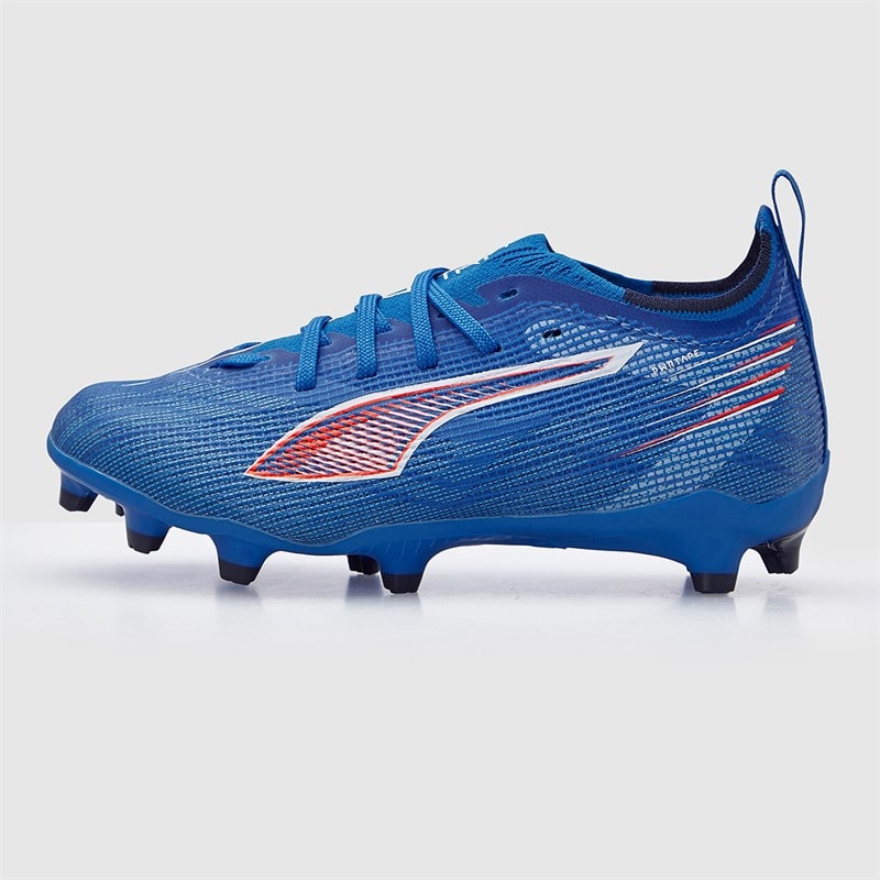 Puma Junior Boys Ultra 6 Pro FG/AG Firm/Artificial Ground Football Boots Ultra Blue/White/Glowing Red - Image 2