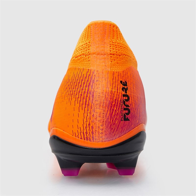 Puma Mens Future 8 Match FG/AG Firm/Artificial Ground Football Boots Heat Fire/Puma Black/Ravish - Image 4