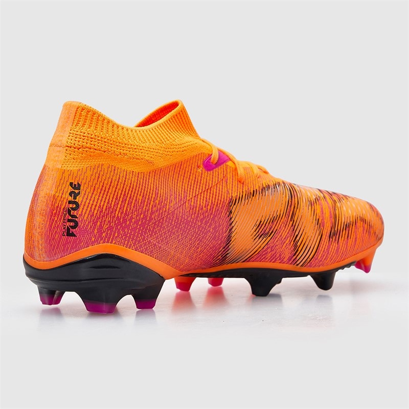 Puma Mens Future 8 Match FG/AG Firm/Artificial Ground Football Boots Heat Fire/Puma Black/Ravish - Image 5