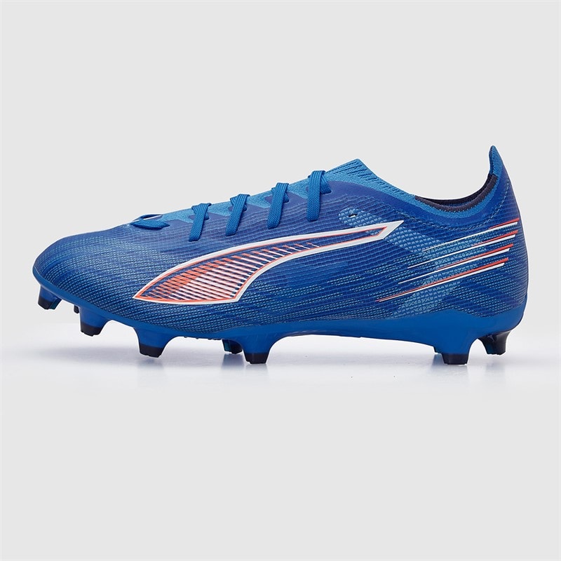 Puma Mens Ultra 6 Match FG/AG Firm/Artificial Ground Football Boots Ultra Blue/White/Glowing Red - Image 2