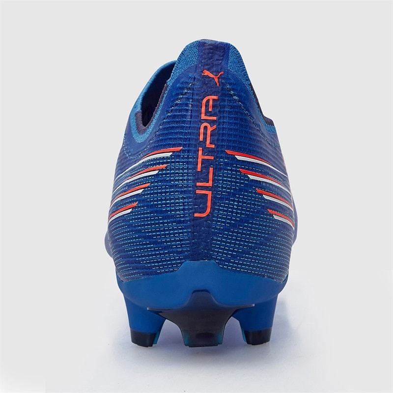 Puma Mens Ultra 6 Match FG/AG Firm/Artificial Ground Football Boots Ultra Blue/White/Glowing Red - Image 4