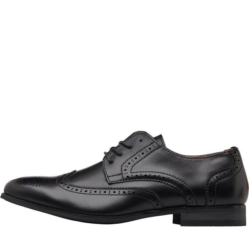 Peter Werth Mens Harrison Round Toe Brogues Black