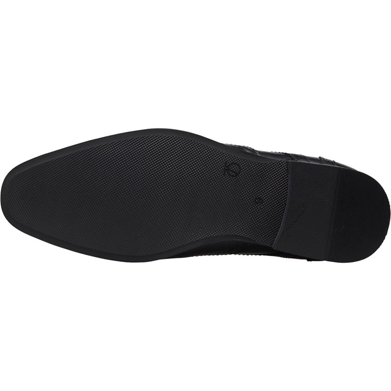 Peter Werth Mens Harrison Round Toe Brogues Black - Image 2