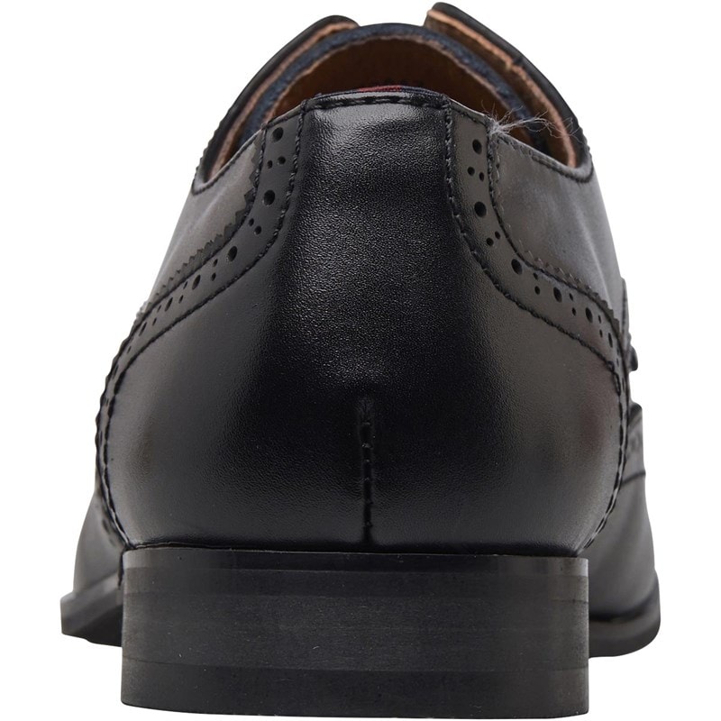 Peter Werth Mens Harrison Round Toe Brogues Black - Image 3