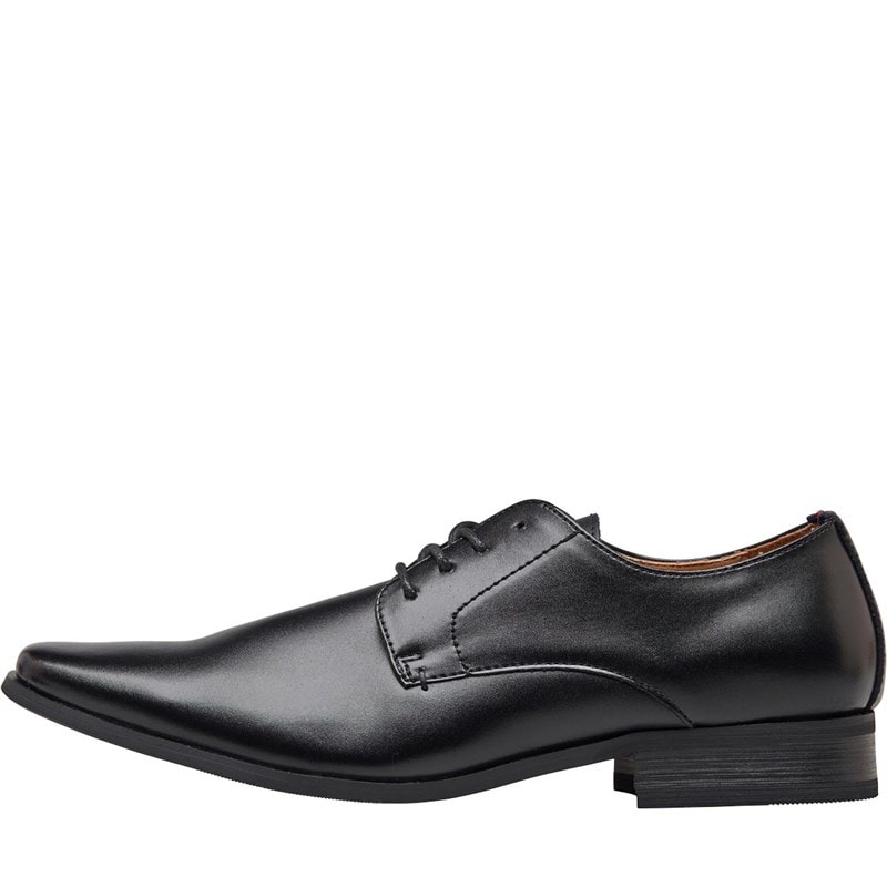 Peter Werth Mens Chisel Toe Derby Shoes Black