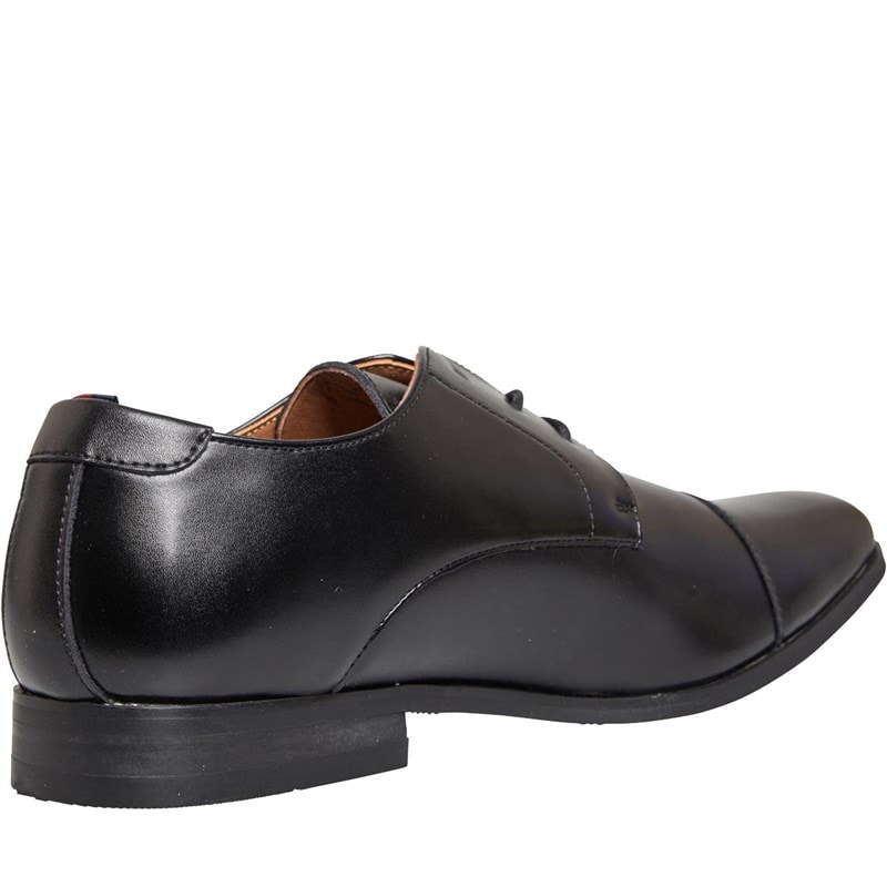 Peter Werth Mens Neverson Cap Toe Shoes Black - Image 5