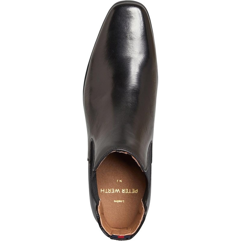 Peter Werth Mens Cleadon Chelsea Boots Black - Image 4
