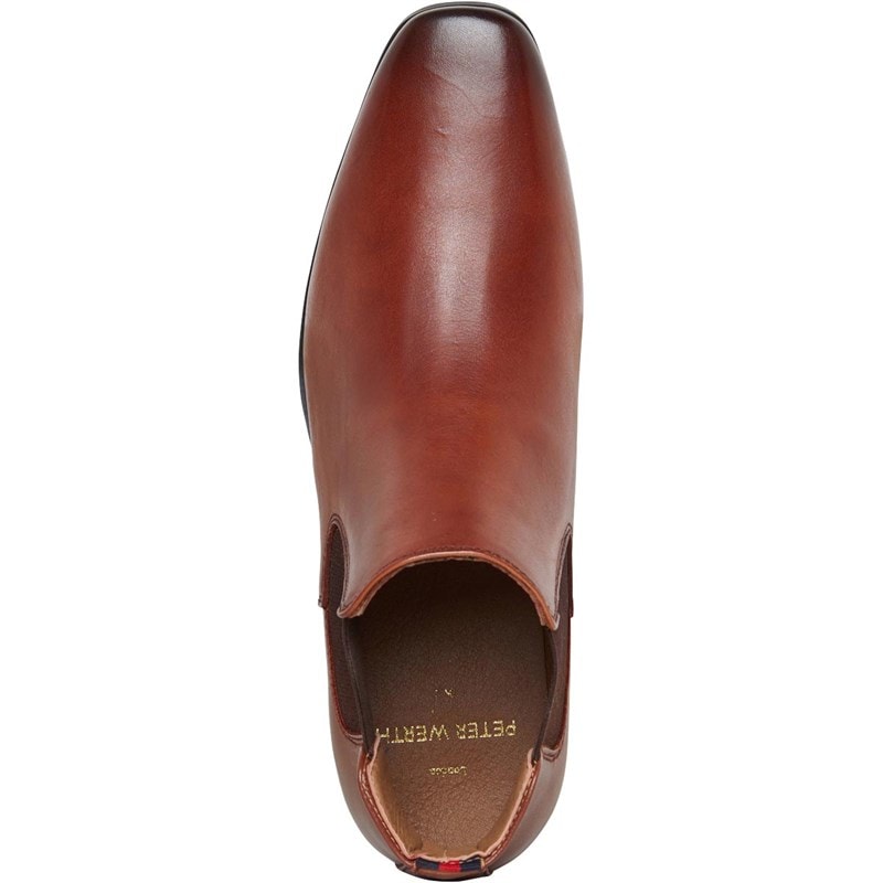 Peter Werth Mens Cleadon Chelsea Boots Brown - Image 4