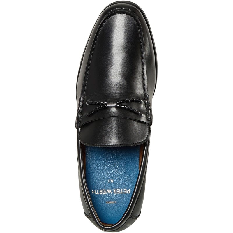 Peter Werth Mens Hale Loafers Black - Image 4