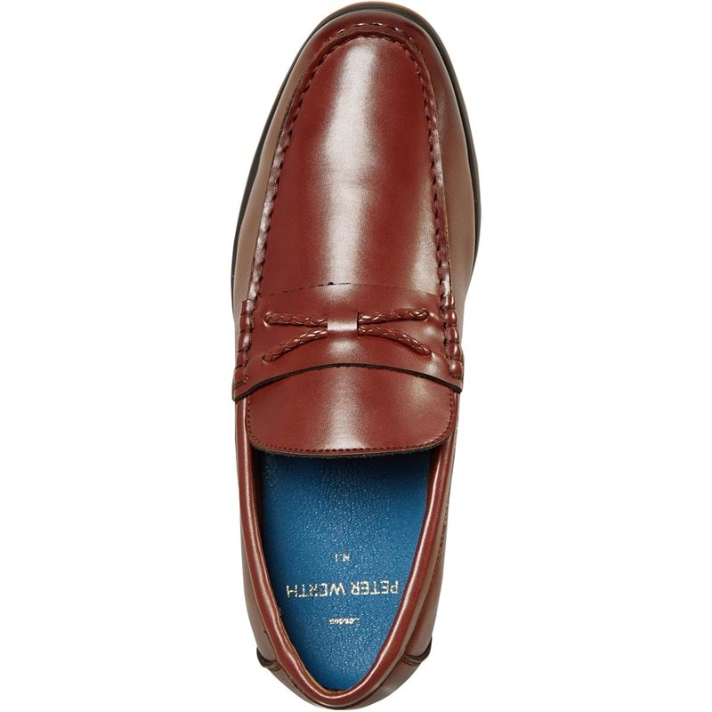 Peter Werth Mens Hale Loafers Tan - Image 4