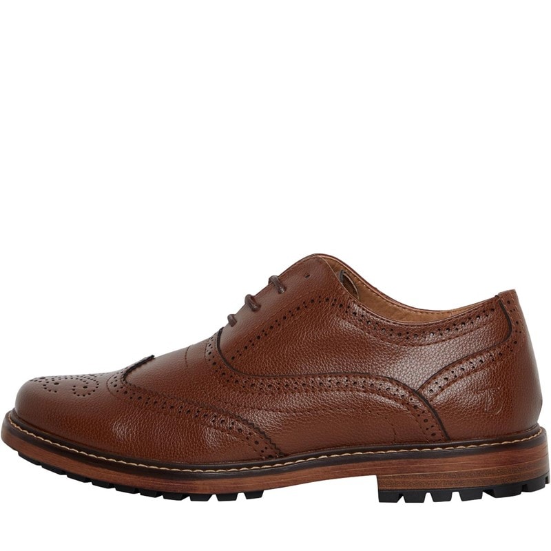 Peter Werth Mens Hault Brogue Shoes Tan - Image 1