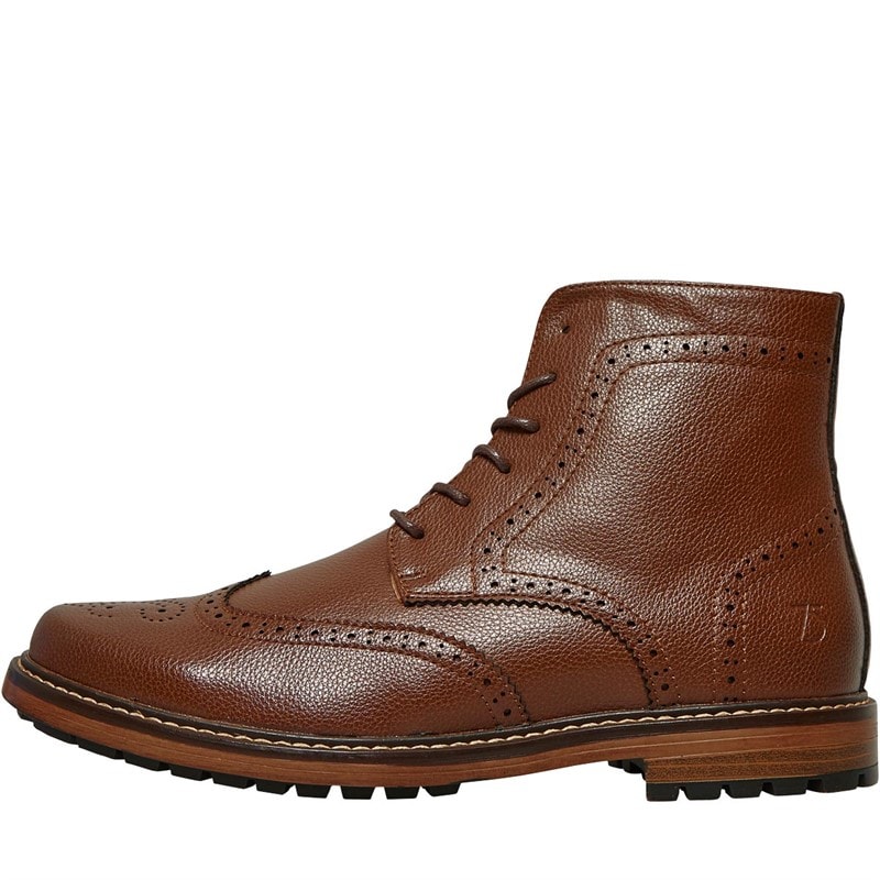 Peter Werth Mens Hauly Brogue Boots Tan