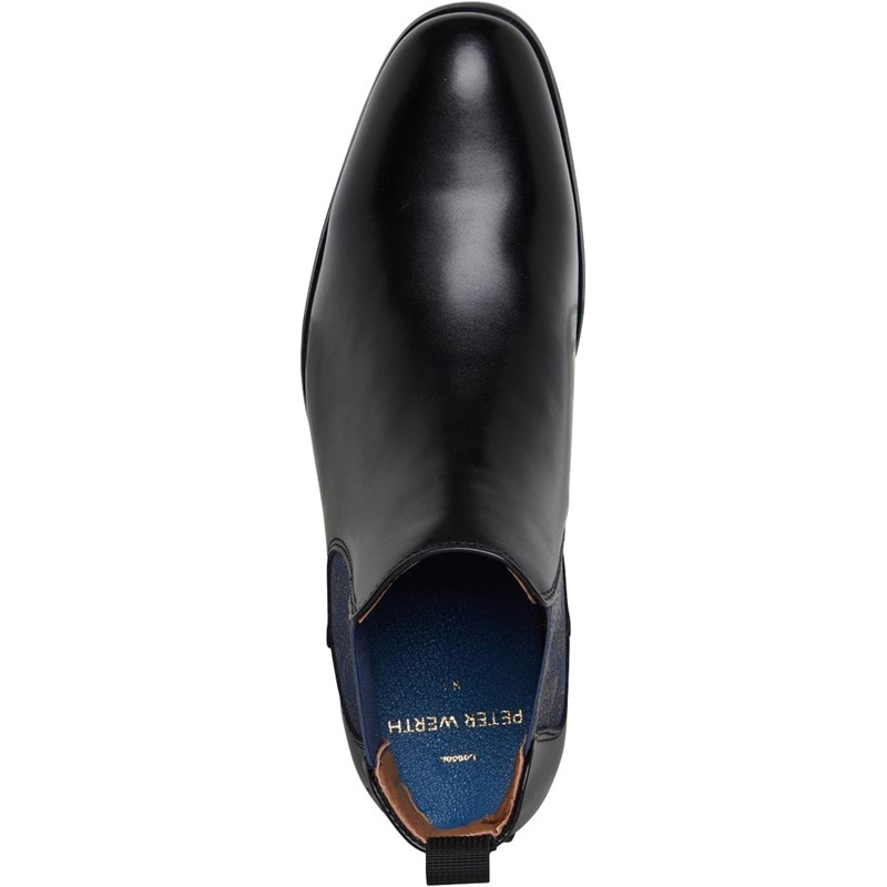 Peter Werth Mens Henson Chelsea Boots Black - Image 4