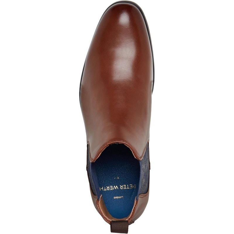 Peter Werth Mens Henson Chelsea Boots Tan - Image 4