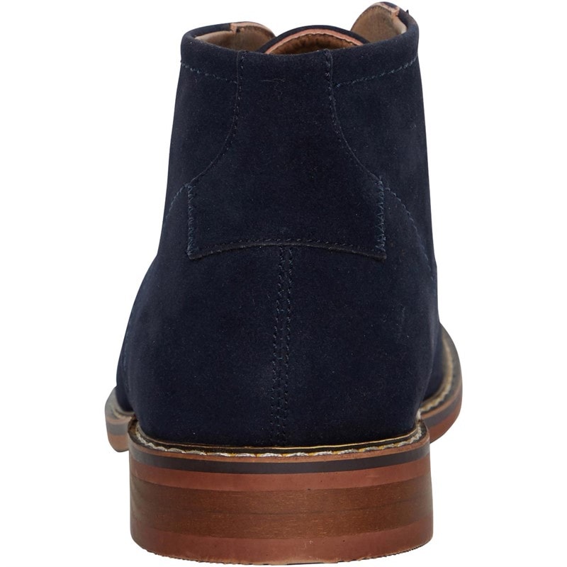 Peter Werth Mens Harp Chukka Boots Navy - Image 3