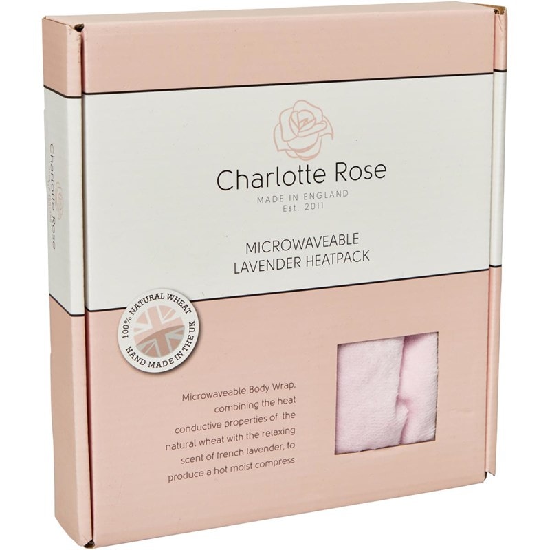 Charlotte Rose Womens Plush Velour Heat Wrap Pink - Image 2