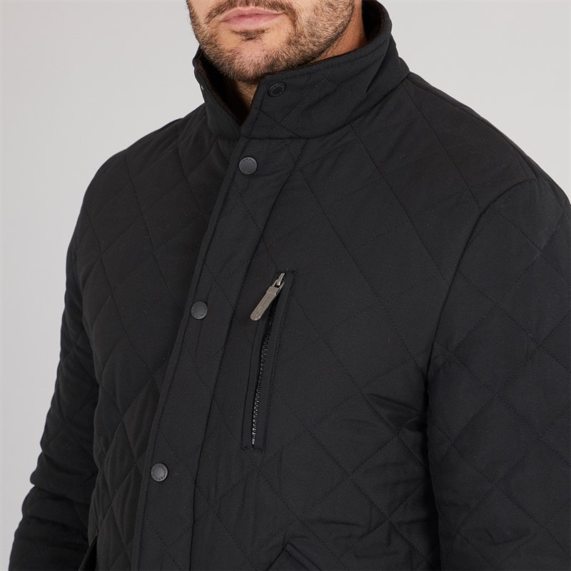 Feraud Mens Prima Quilted Jacket Black - Image 5
