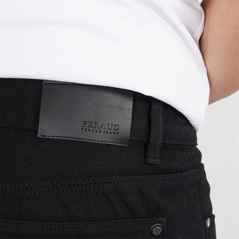 Feraud Mens Five Pocket Slim Fit Jeans Black - Image 3