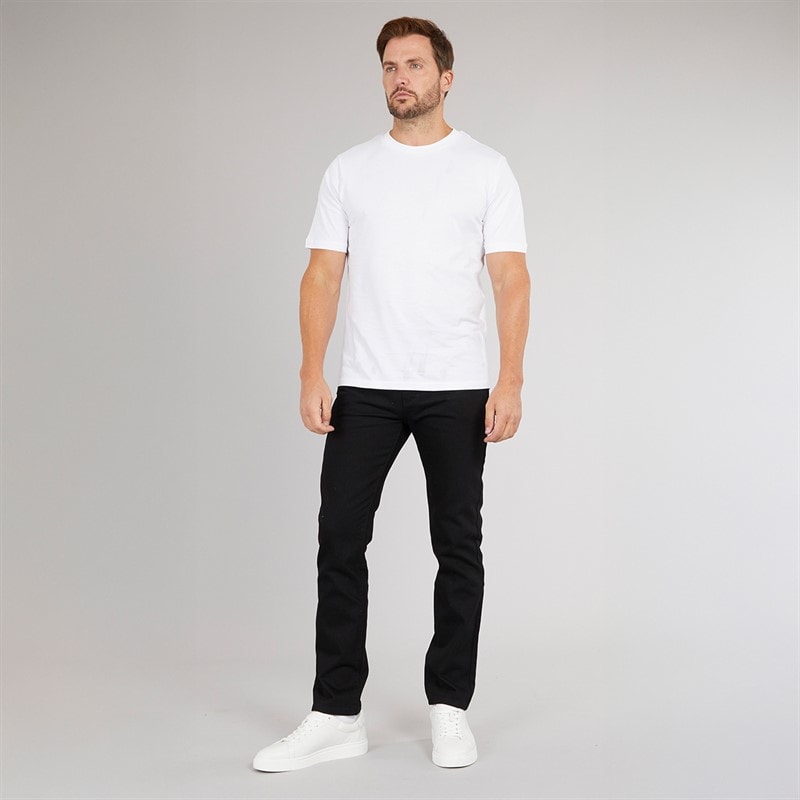 Feraud Mens Five Pocket Slim Fit Jeans Black - Image 4