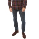 Feraud Mens Five Pocket Slim Fit Jeans Blastwash