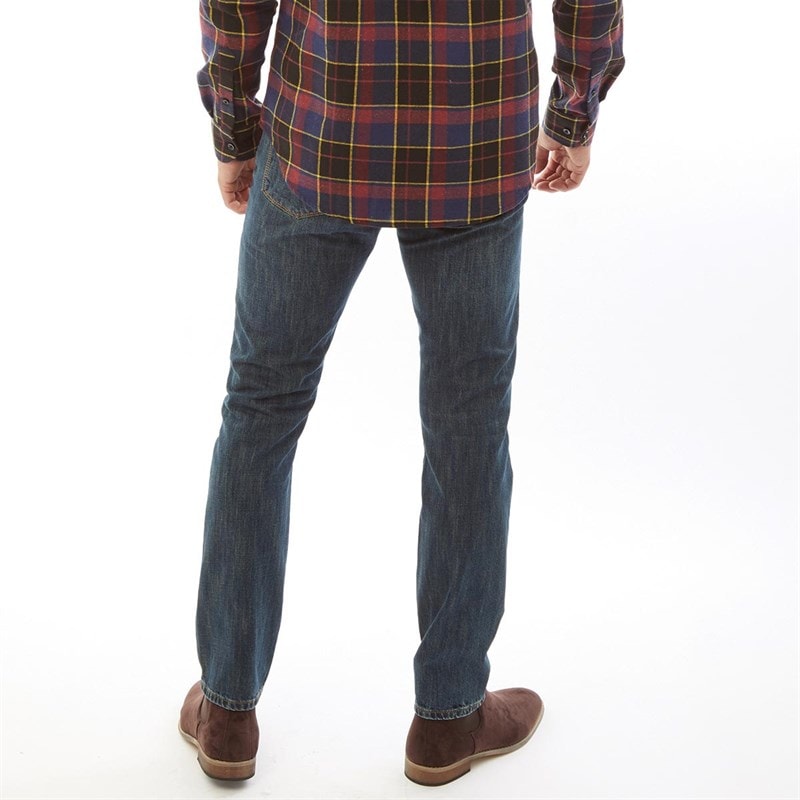 Feraud Mens Five Pocket Slim Fit Jeans Blastwash - Image 2