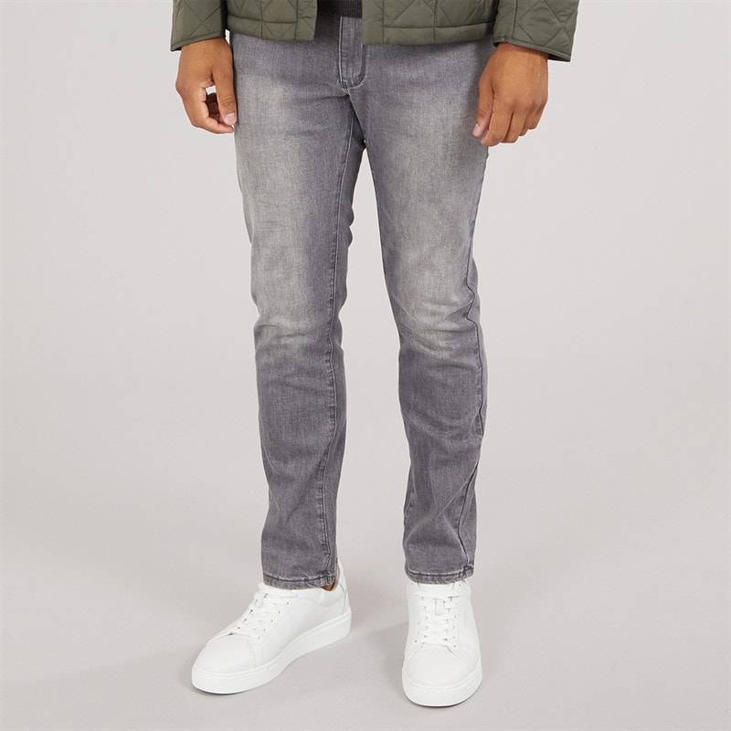 Feraud Mens Five Pocket Slim Fit Jeans Grey