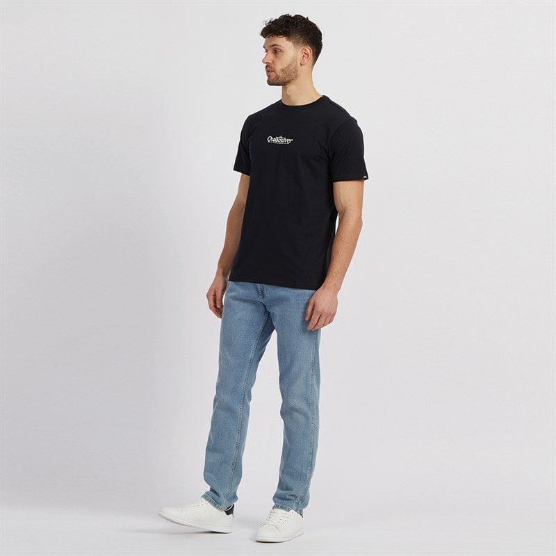 Quiksilver Mens Fineline T-Shirt Black - Image 3