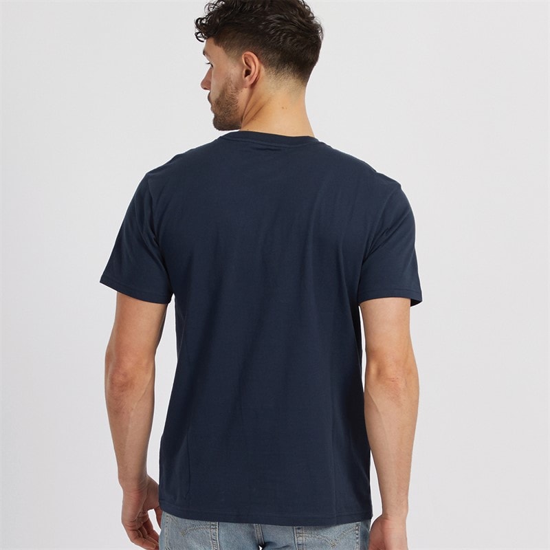 Quiksilver Mens Sun Faded T-Shirt Dark Navy - Image 2