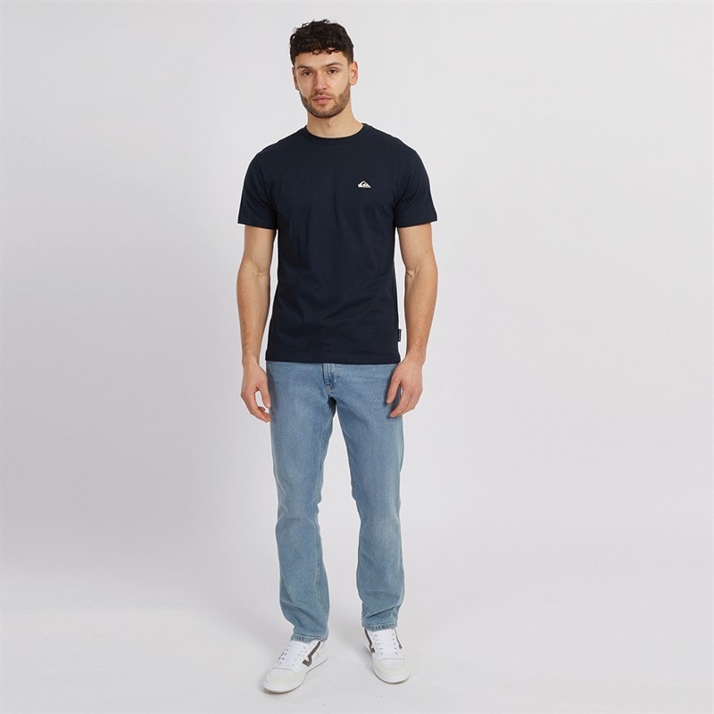 Quiksilver Mens Basic T-Shirt Navy Blazer - Image 3