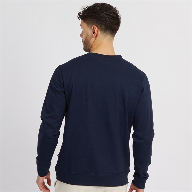 Quiksilver Mens Basic Crew Sweatshirt Navy Blazer - Image 2