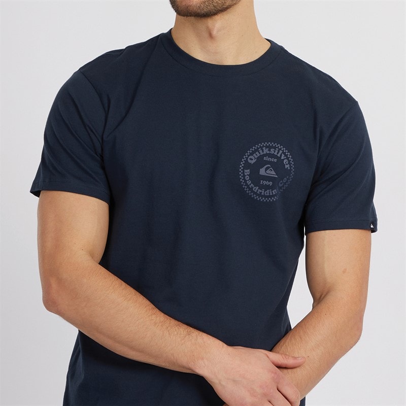 Quiksilver Mens Ride Out T-Shirt Dark Navy - Image 3
