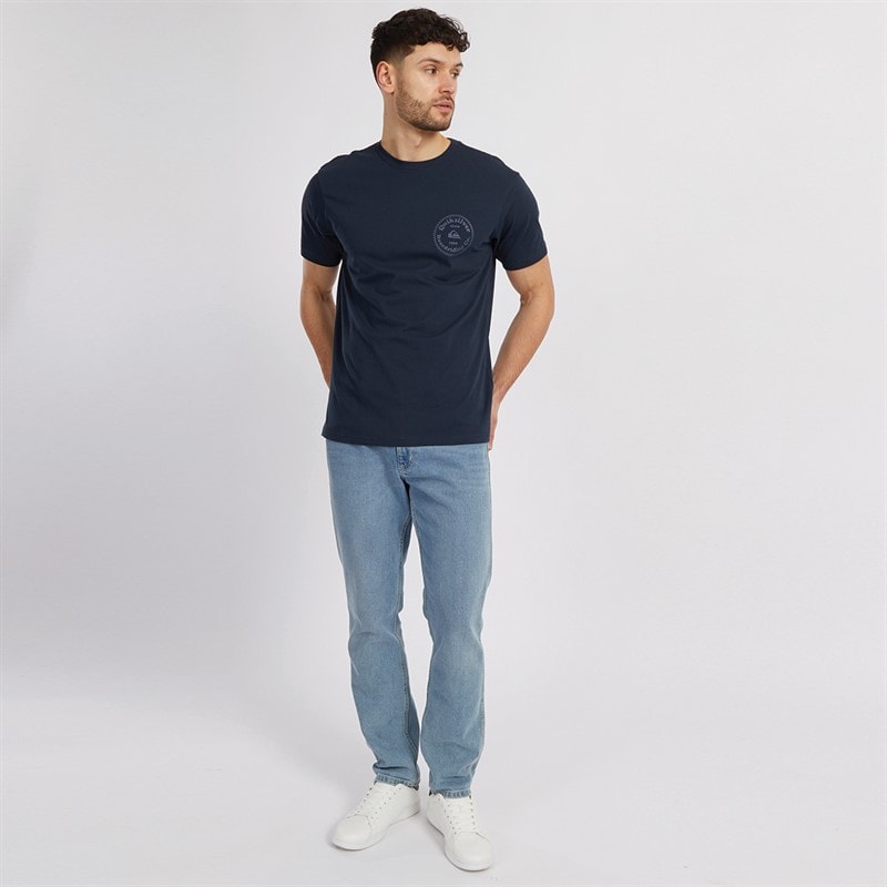 Quiksilver Mens Ride Out T-Shirt Dark Navy - Image 4
