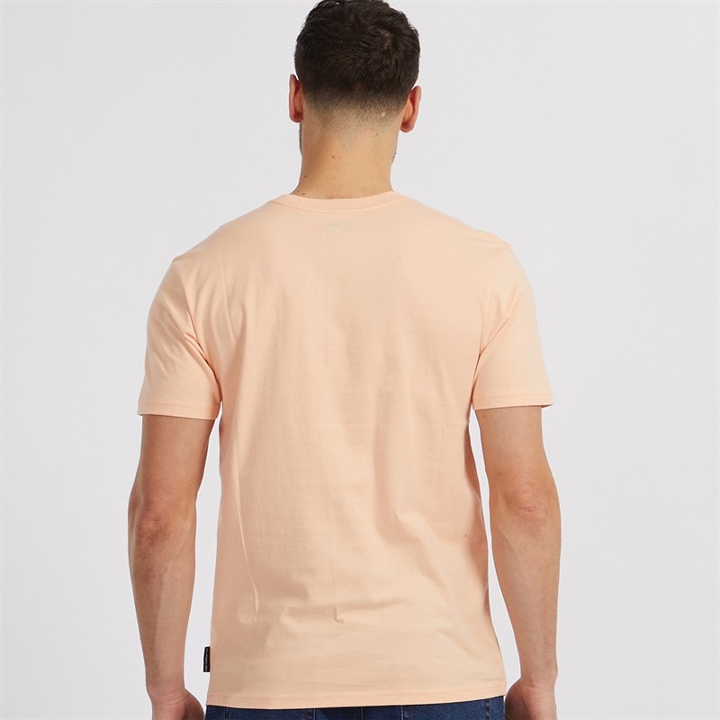 Quiksilver Mens Basic T-Shirt Peach Parfait - Image 2